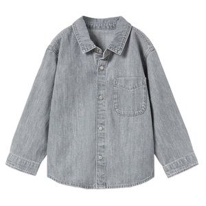 Washed Denim Shirt - Zara